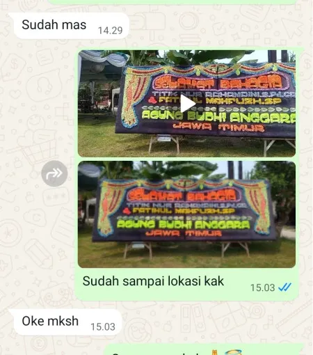 Pengiriman Papan Bunga Kedung Asem Wonoasih